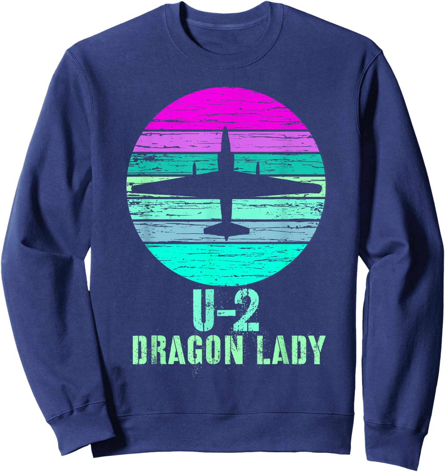 Vintage U-2 Dragon Lady Spy Plane Military Shirt Sweatshirt - Sweatshirt | Navy