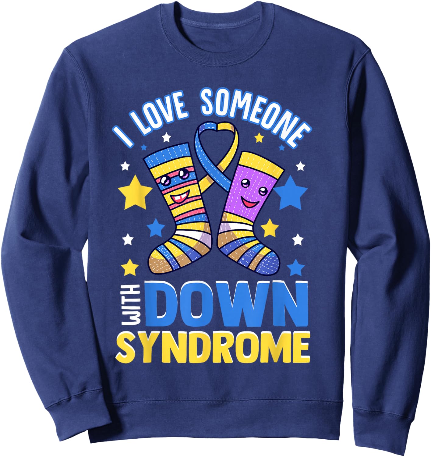Down Syndrome Sweatshirt - Sweatshirt | Navy