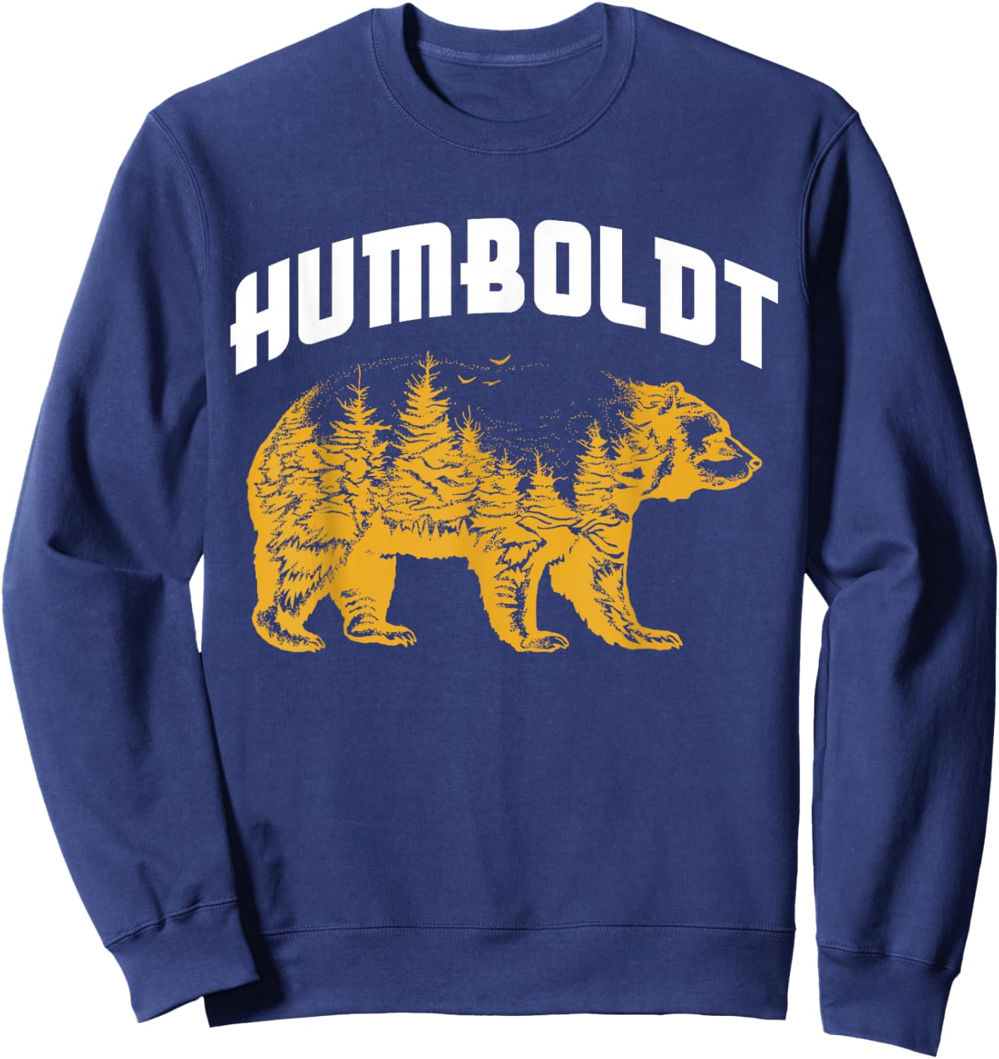 Humboldt County California Bear Mountain Outdoors Sweatshirt - Sweatshirt | Navy