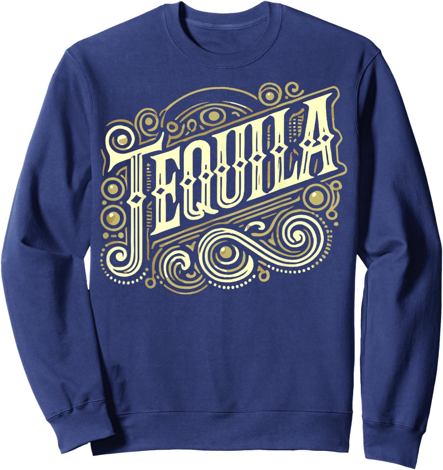 Tequila Lime Salt Mexican Group Drinker Costume Party Sweatshirt - Sweatshirt | Navy
