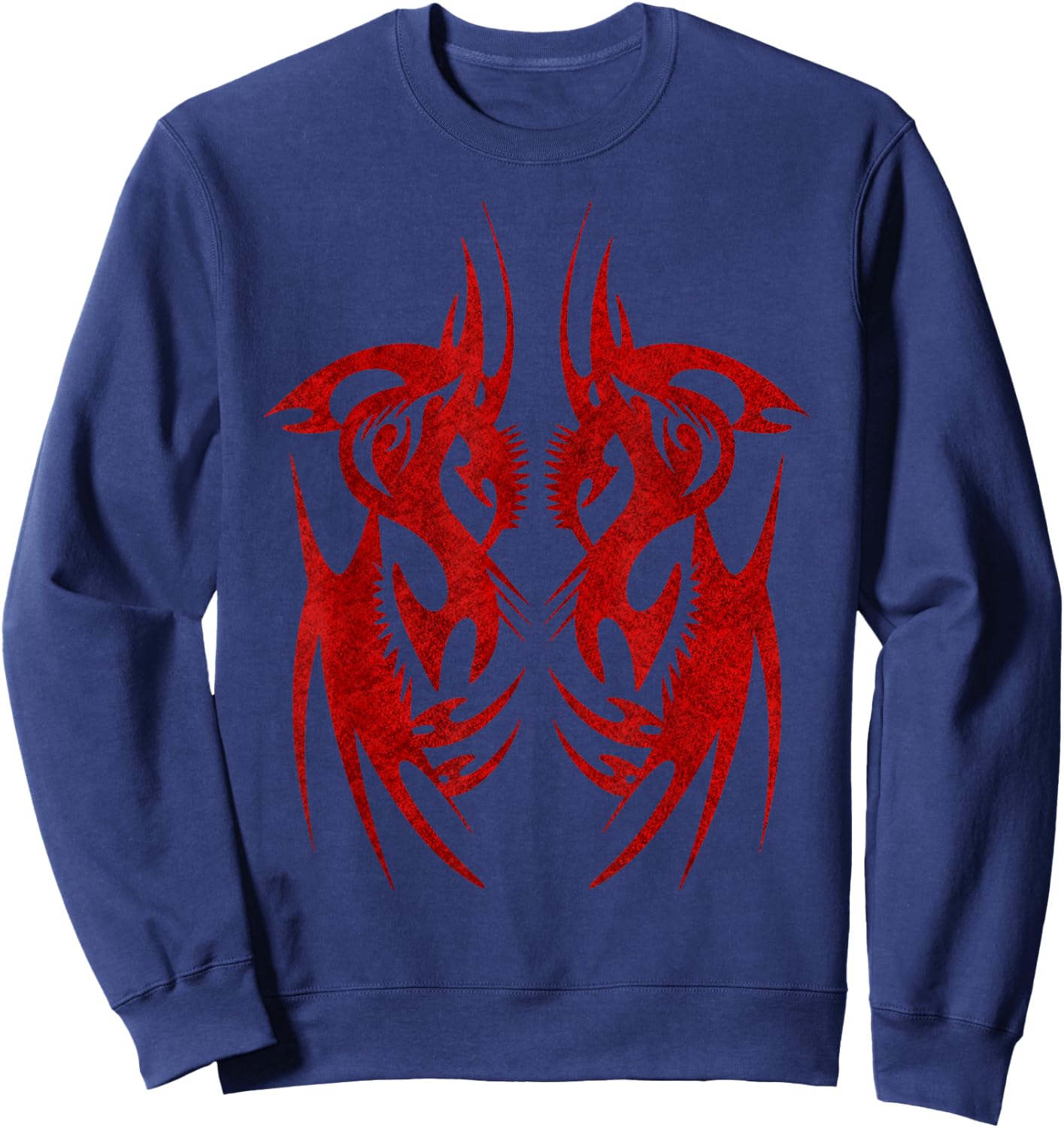 Maori Tribal Tattoo Polynesian Culture Pattern Art Sweatshirt - Sweatshirt | Navy