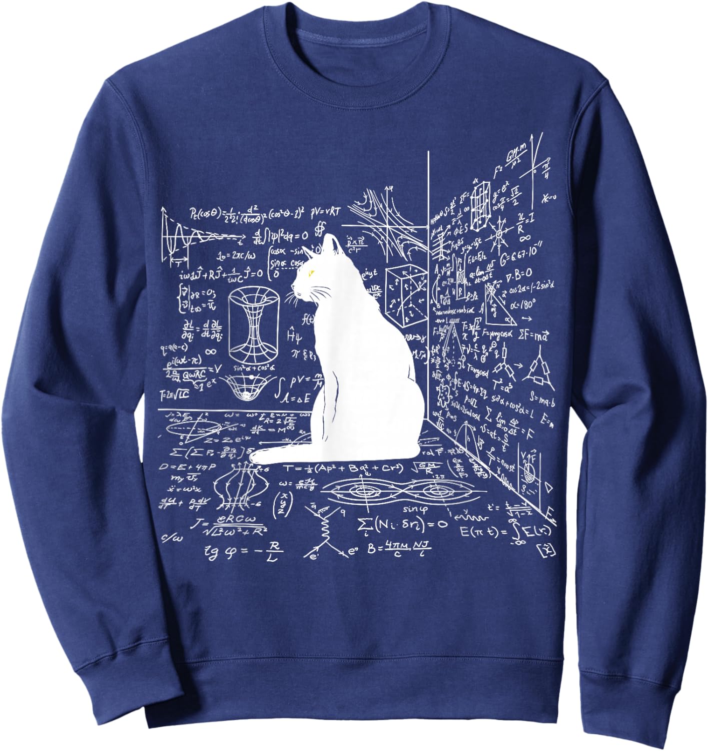 Schrodinger's Cat Inside the Box Sweatshirt - Sweatshirt | Navy