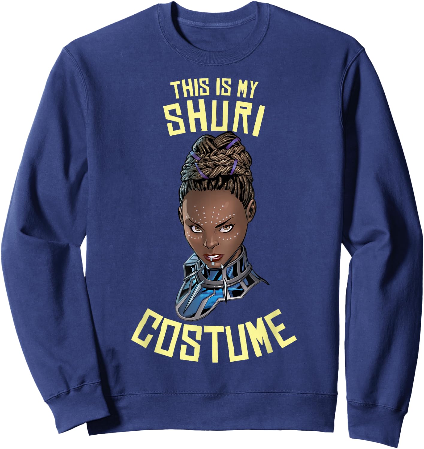Marvel Black Panther This is My Shuri Costume Halloween Sweatshirt - Sweatshirt | Navy
