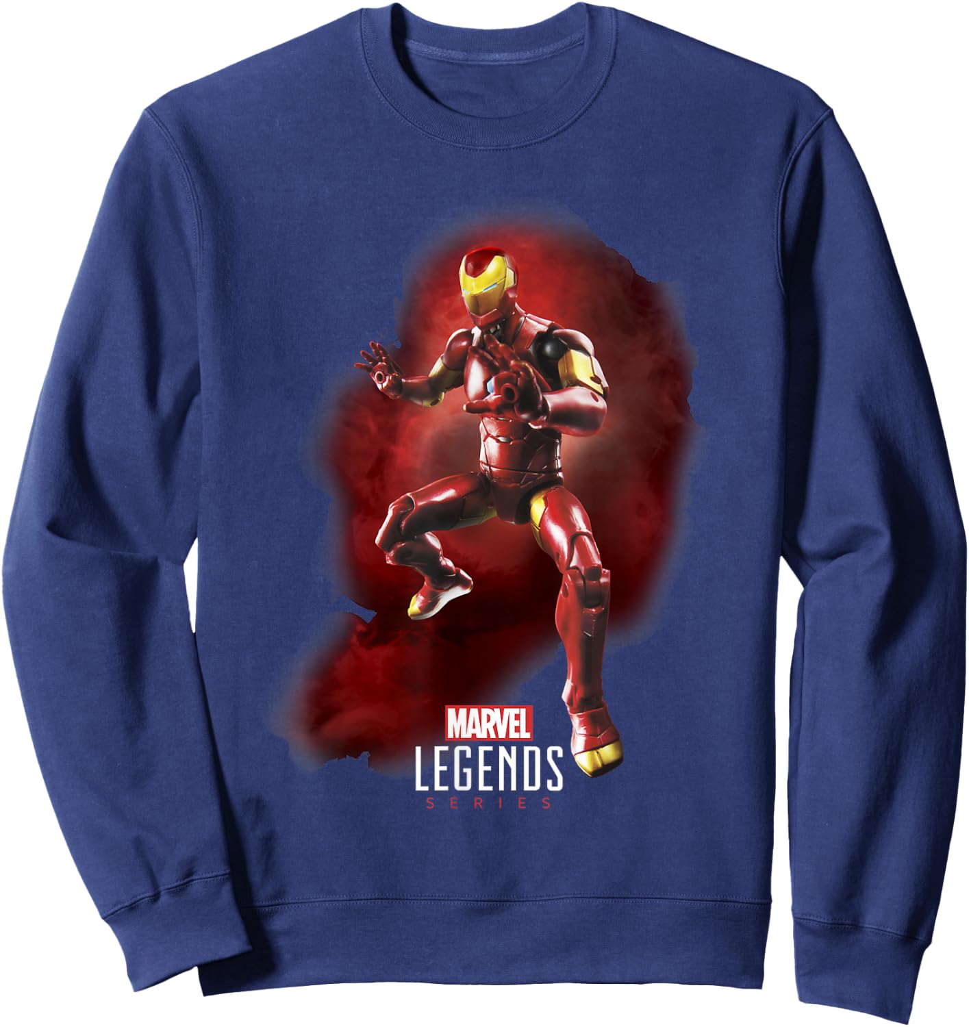 Marvel Legends Series Iron Man Portrait Sweatshirt - Sweatshirt | Navy