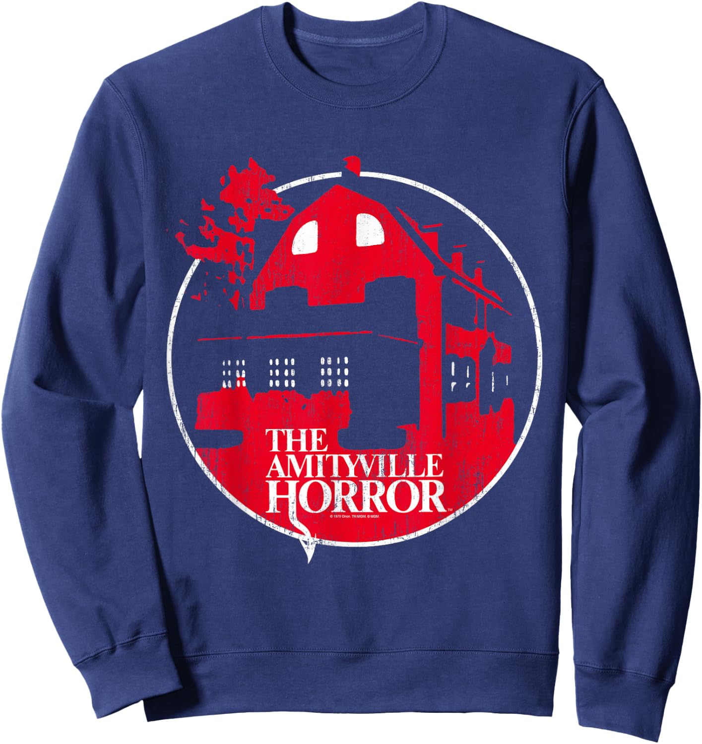 Amityville Horror Red House Sweatshirt - Sweatshirt | Navy