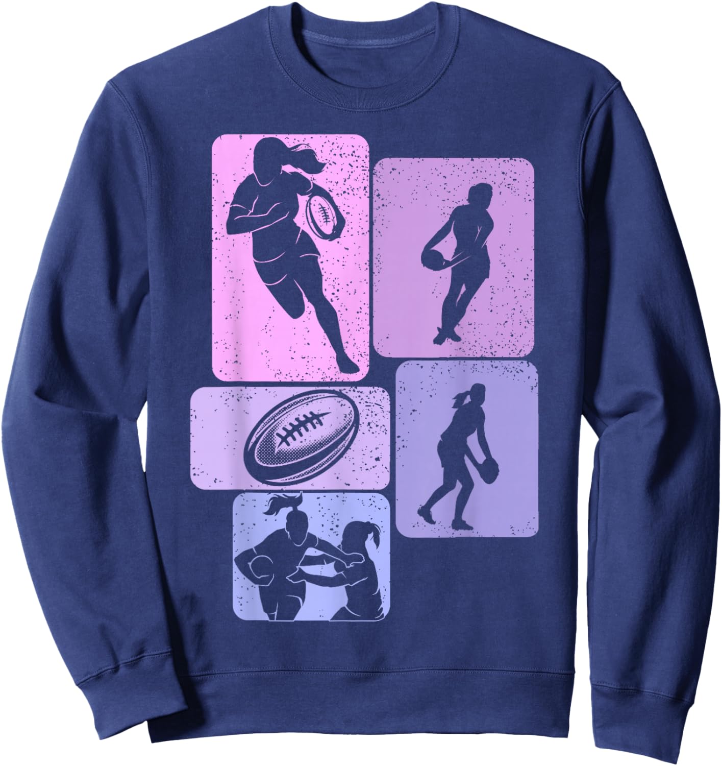 Rugby Women Girls Sweatshirt - Sweatshirt | Navy