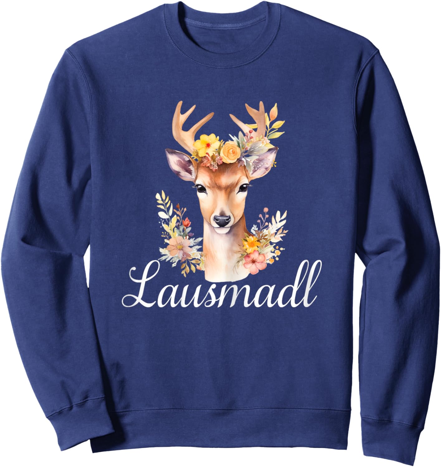 Hirsch Damen Trachten Dirndl Trachten Mädchen Sweatshirt - Sweatshirt | Navy