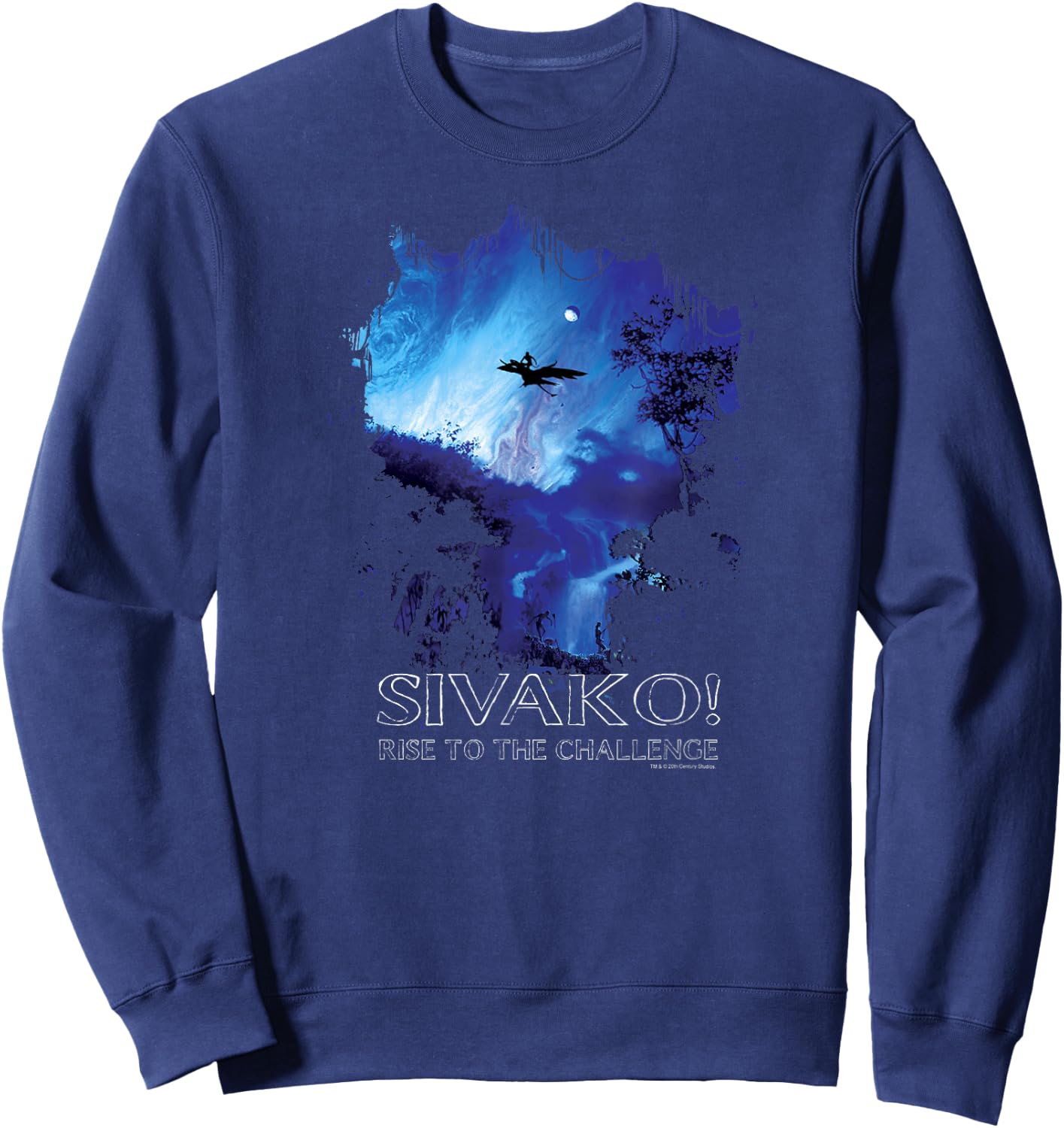 Avatar Sivako Rise To The Challenge Poster Sweatshirt - Sweatshirt | Navy