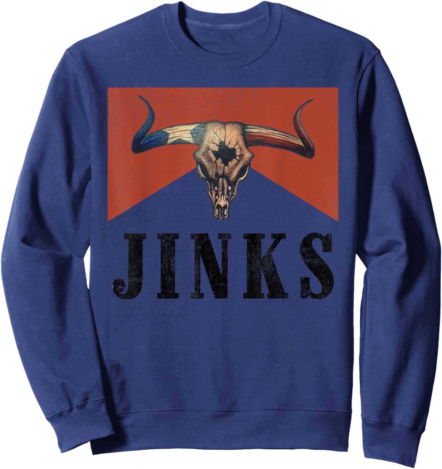 Vintage Jinks Name Personalized Women Kids Sweatshirt - Sweatshirt | Navy