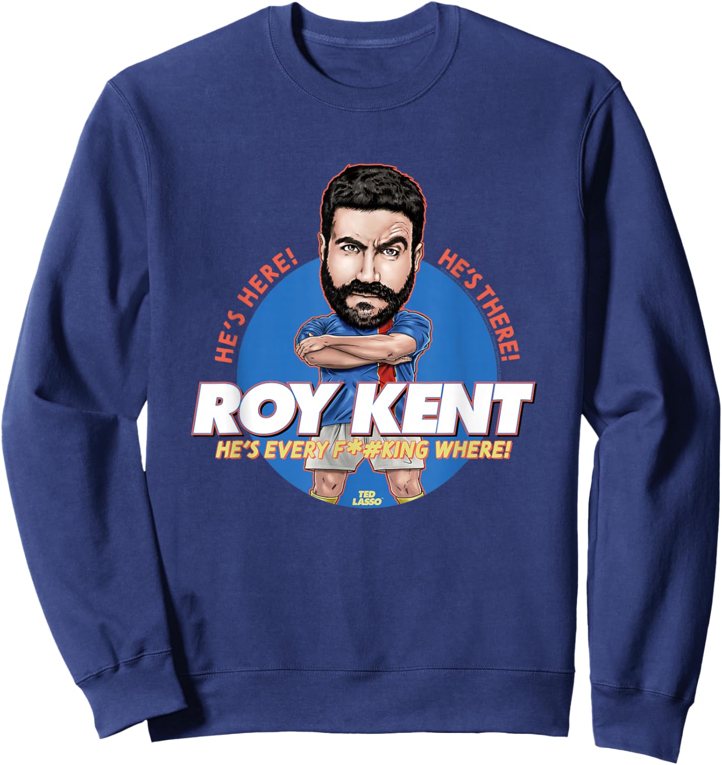 Ted Lasso Bobblehead Roy Kent Sweatshirt - Sweatshirt | Navy