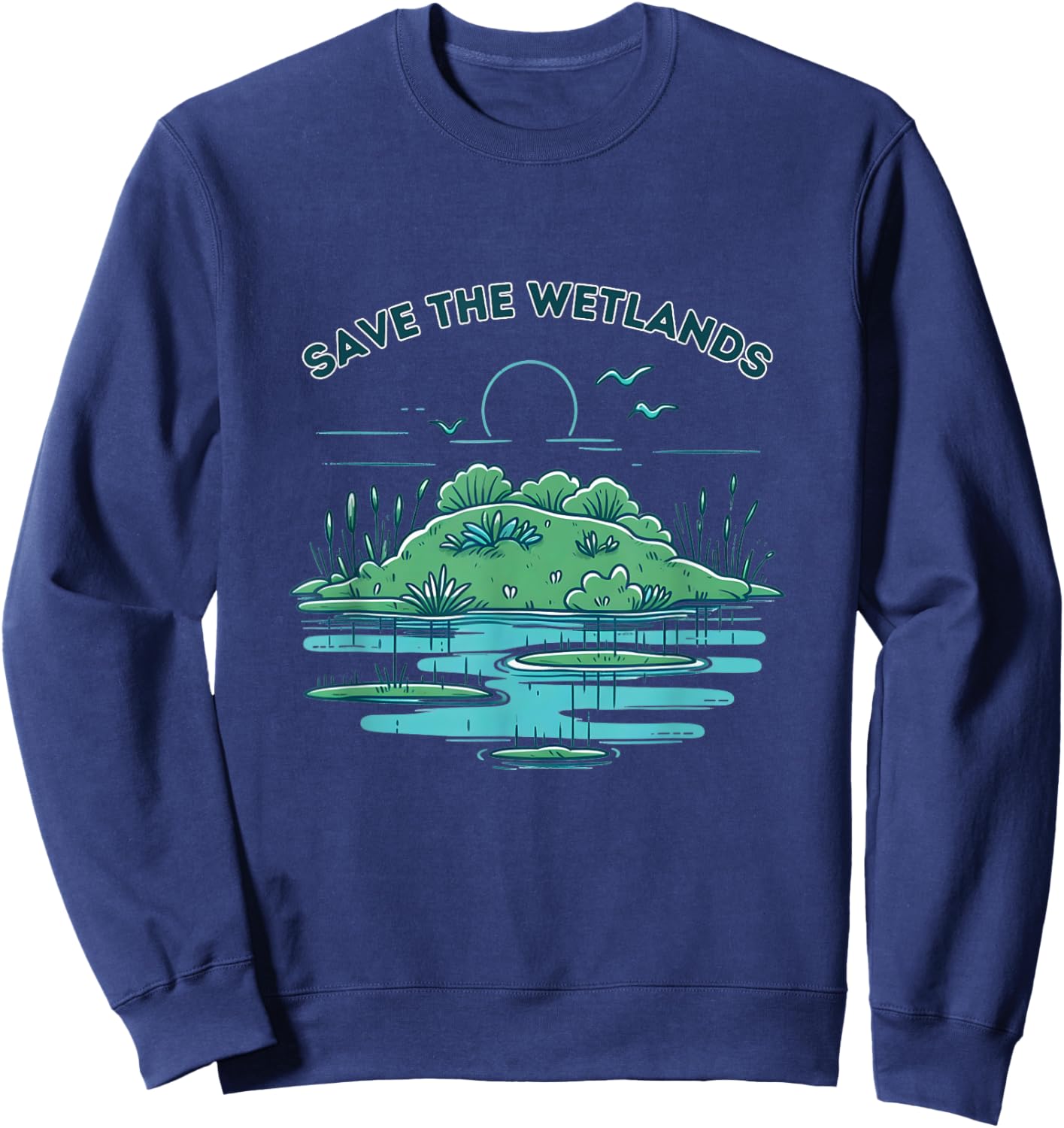Save the Wetlands Sweatshirt - Sweatshirt | Navy