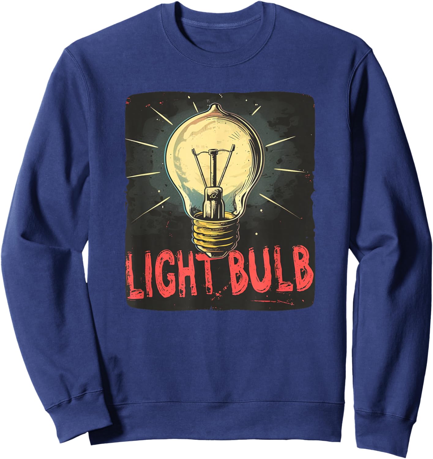 Cool light bulb Costume for Kids and Adults Sweatshirt - Sweatshirt | Navy
