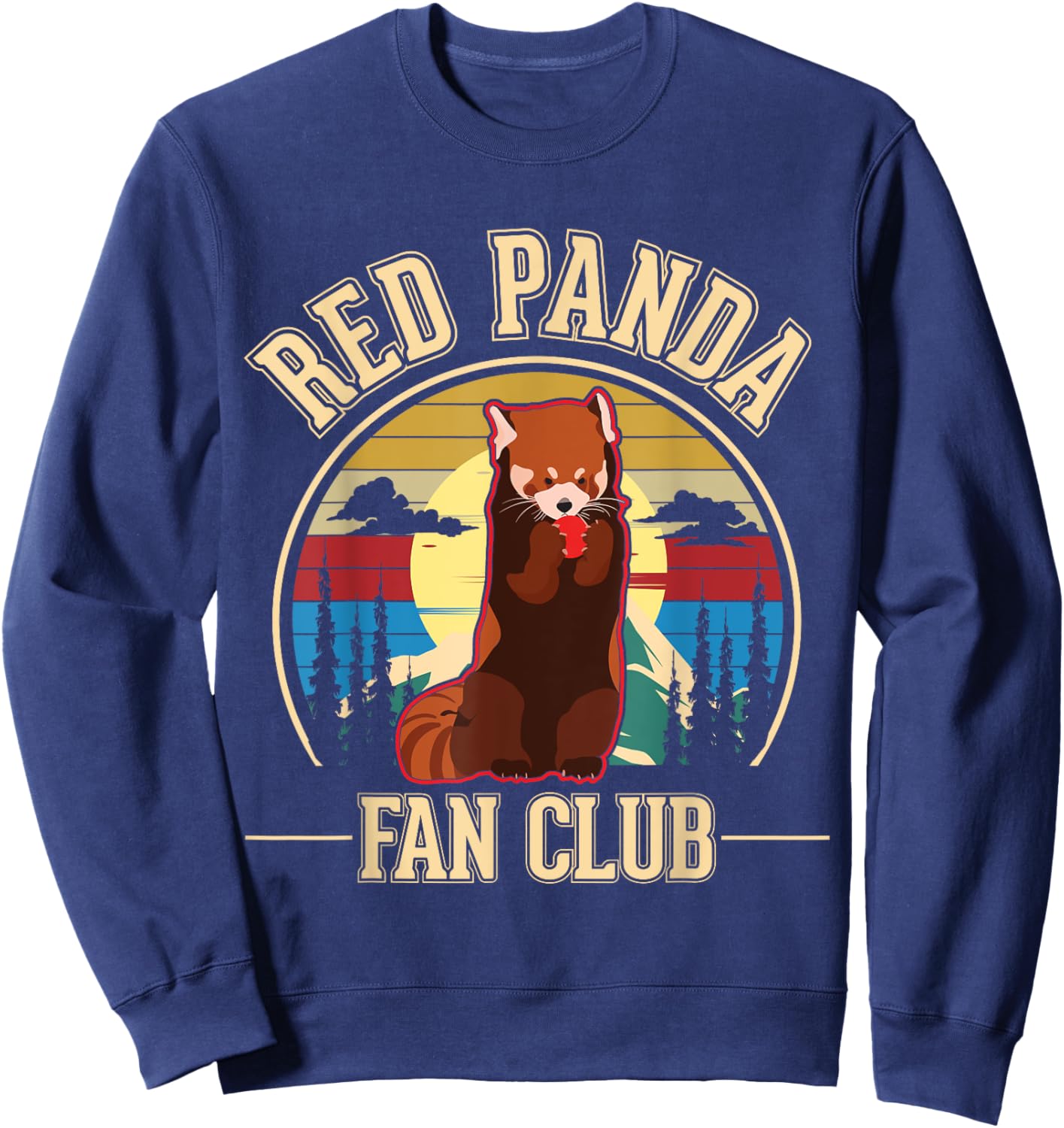 Red Panda Fan Club Red Panda Sweatshirt - Sweatshirt | Navy