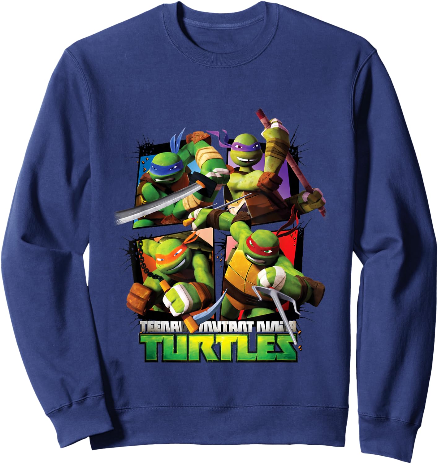 TMNT Ninja Turtle TV Series Sweatshirt - Sweatshirt | Navy