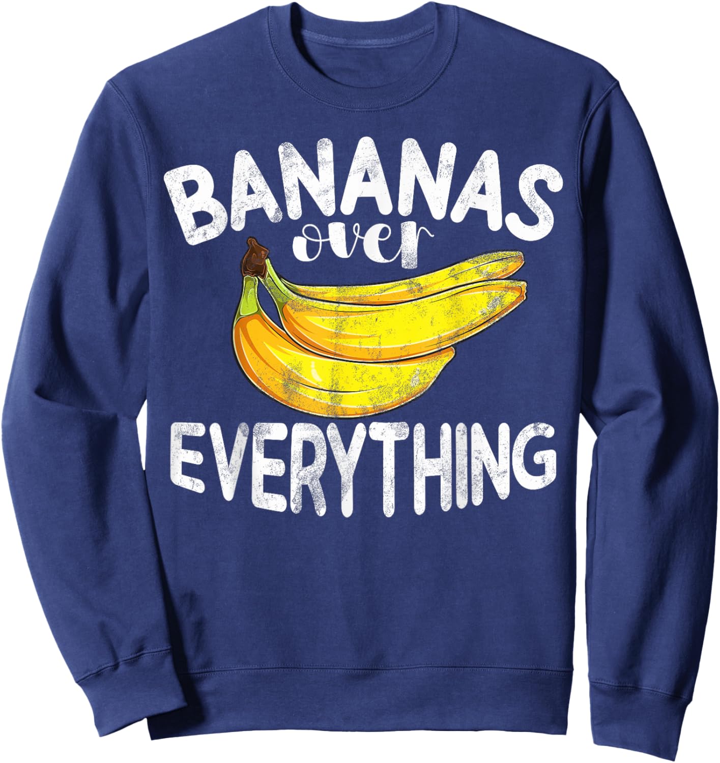 Bananas Over Everything Banana Sweatshirt - Sweatshirt | Navy