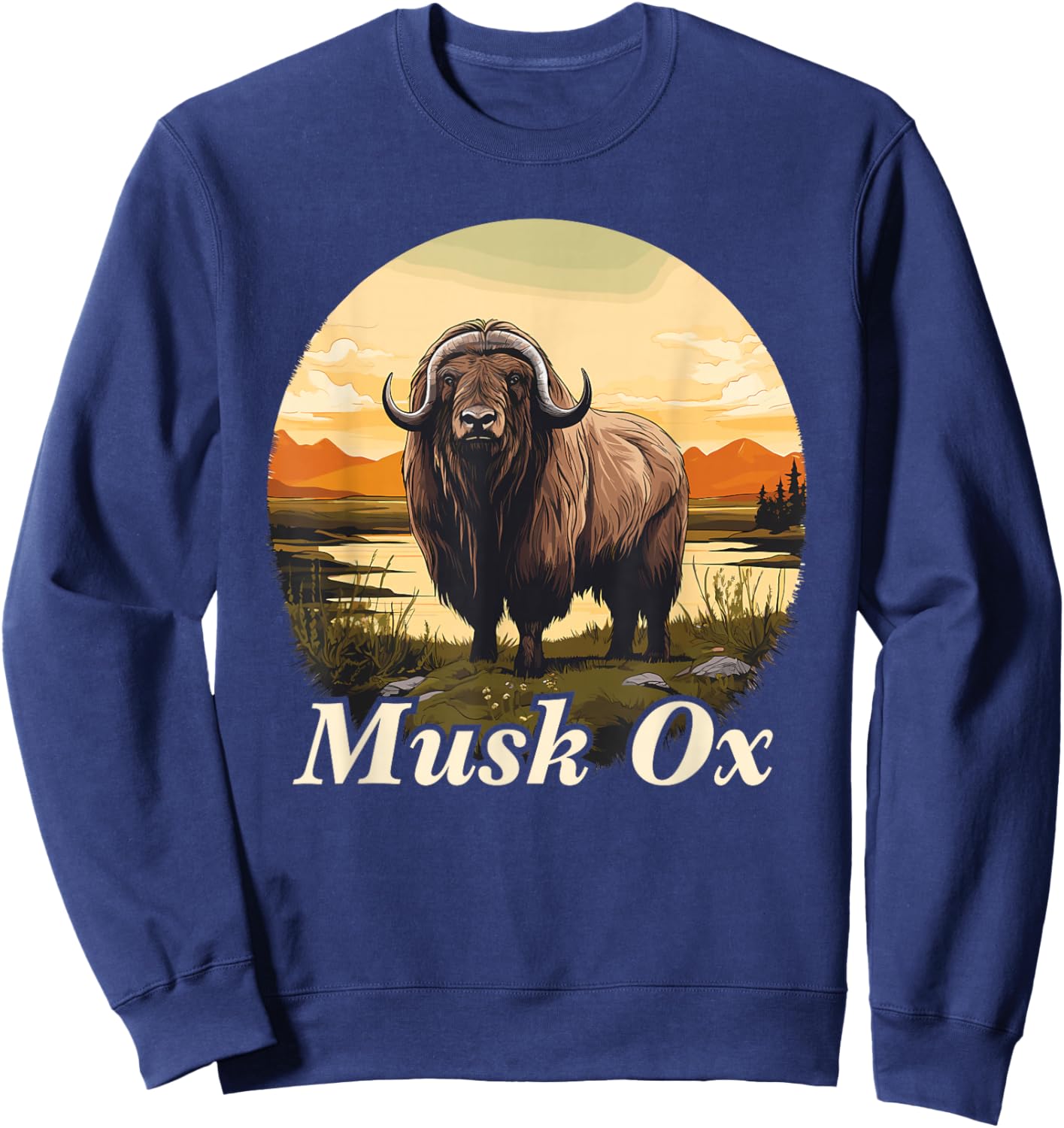 Musk Ox Sweatshirt - Sweatshirt | Navy