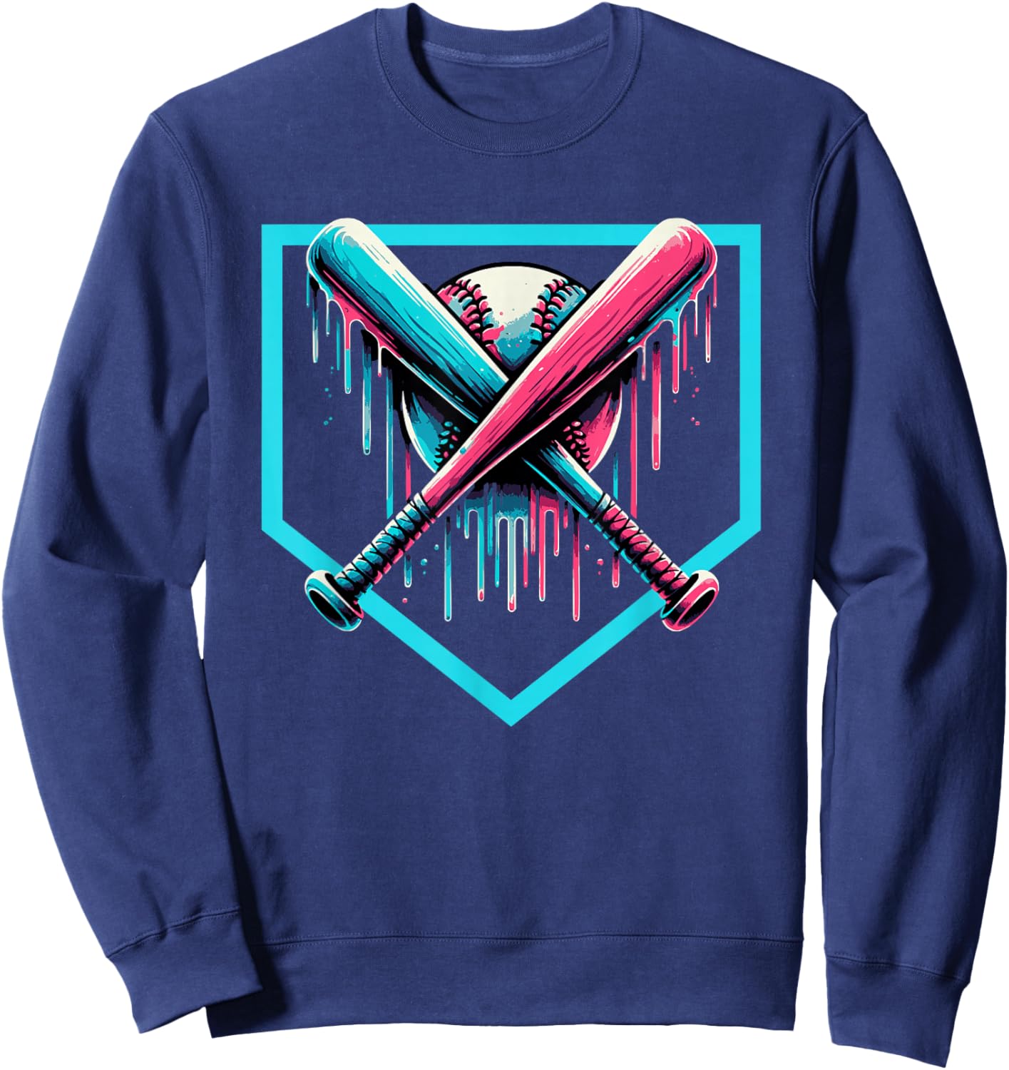 Drip Boys Baseball Bat and Sweatshirt - Sweatshirt | Navy