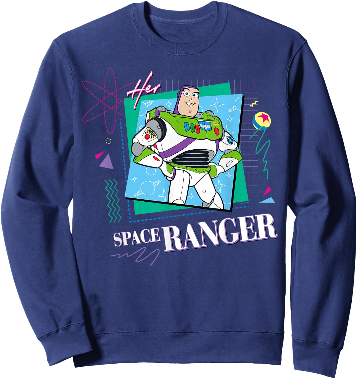 Disney & Pixar’s Toy Story Couples Matching Her Space Ranger Sweatshirt - Sweatshirt | Navy