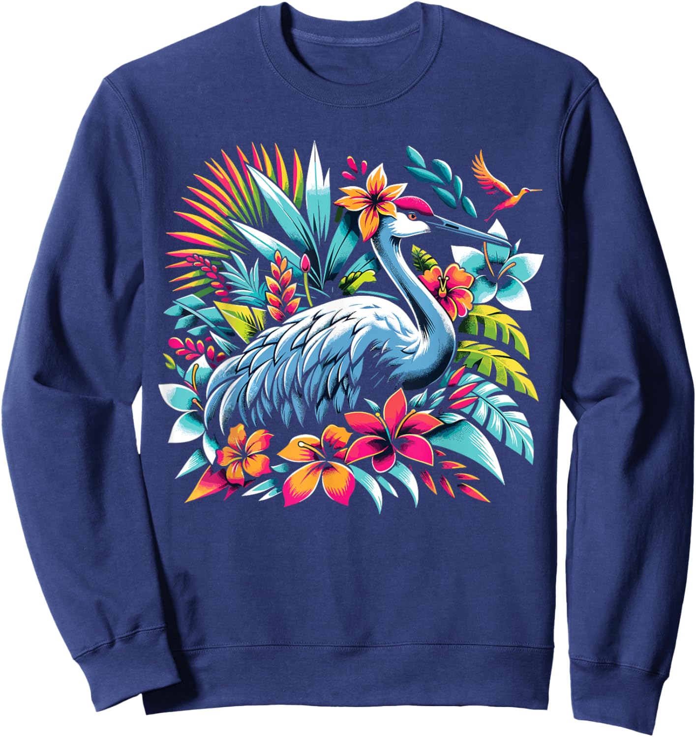 Sandhill Crane Sweatshirt - Sweatshirt | Navy