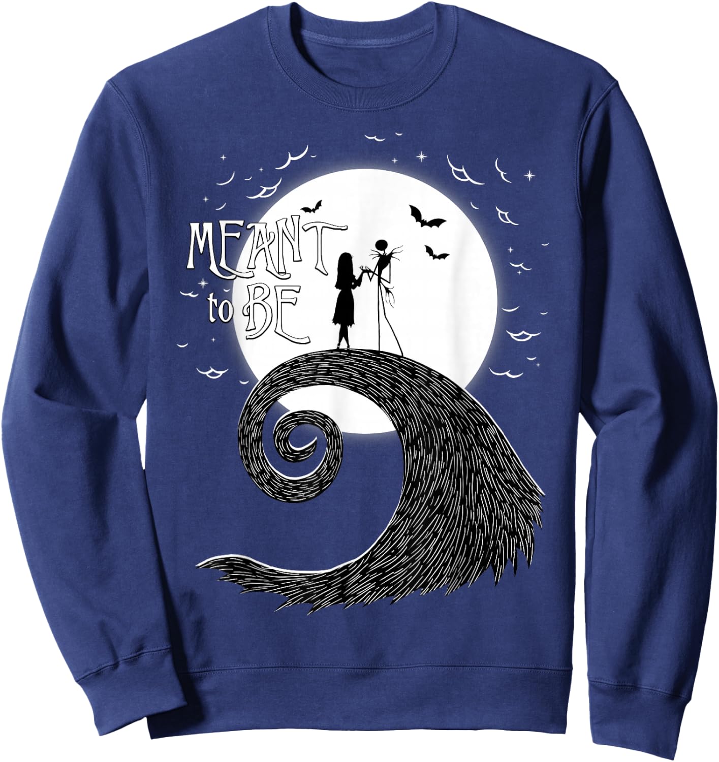 Disney The Nightmare Before Christmas Jack and Sally Sweatshirt - Sweatshirt | Navy