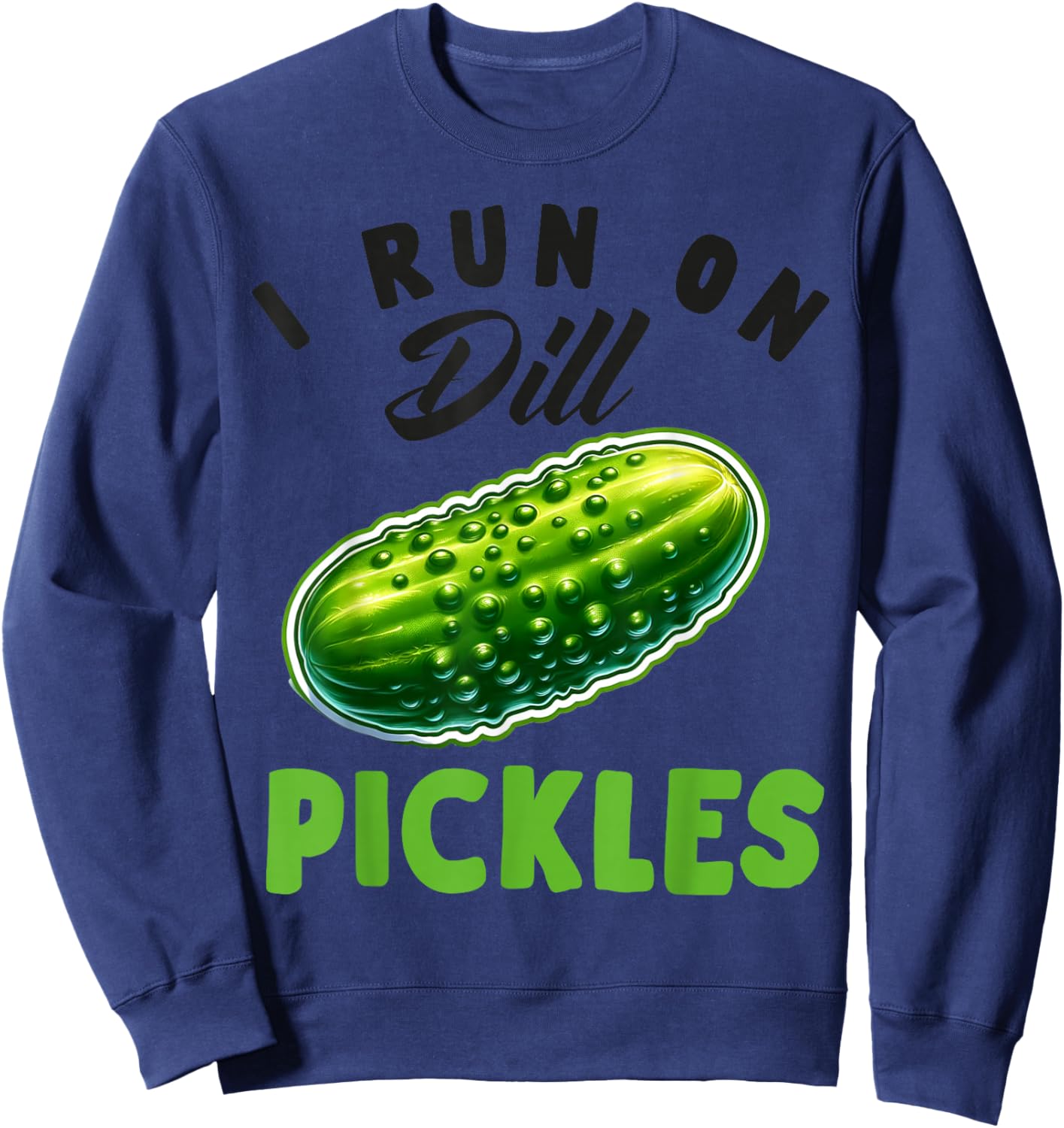 Pickles Dill Women Canned Pickle Cucumber Lover Sweatshirt - Sweatshirt | Navy