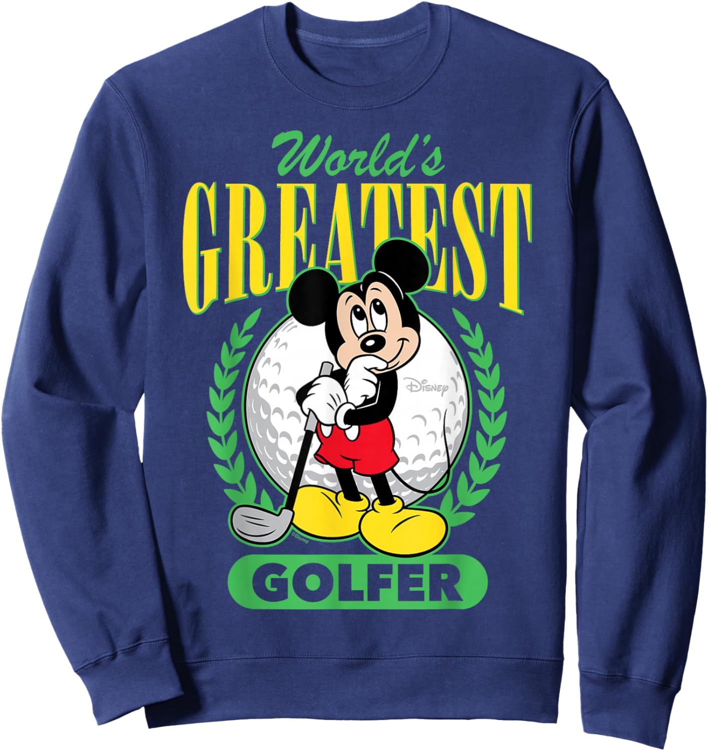 Mickey Mouse - World's Greatest Golfer Sweatshirt - Sweatshirt | Navy