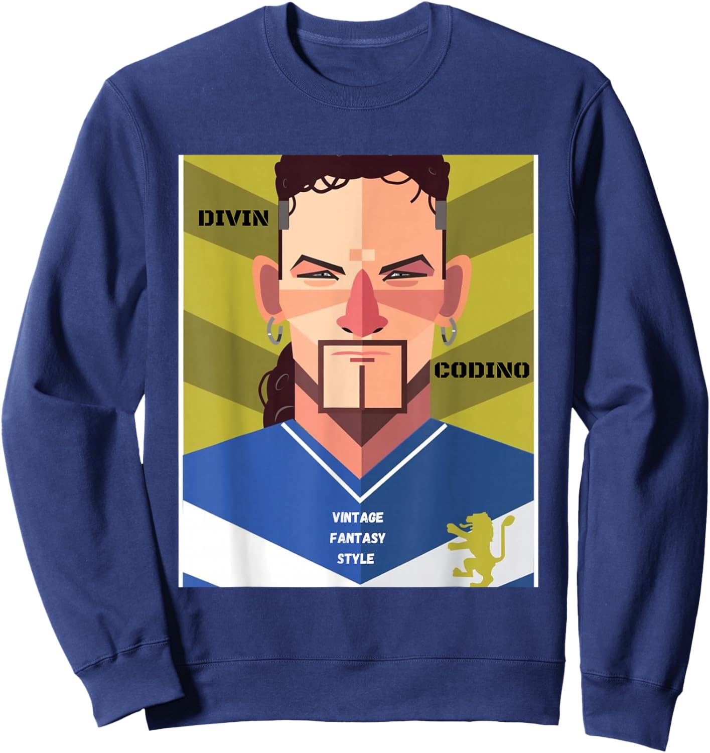 Divin Codino Roberto Baggio Sweatshirt - Sweatshirt | Navy