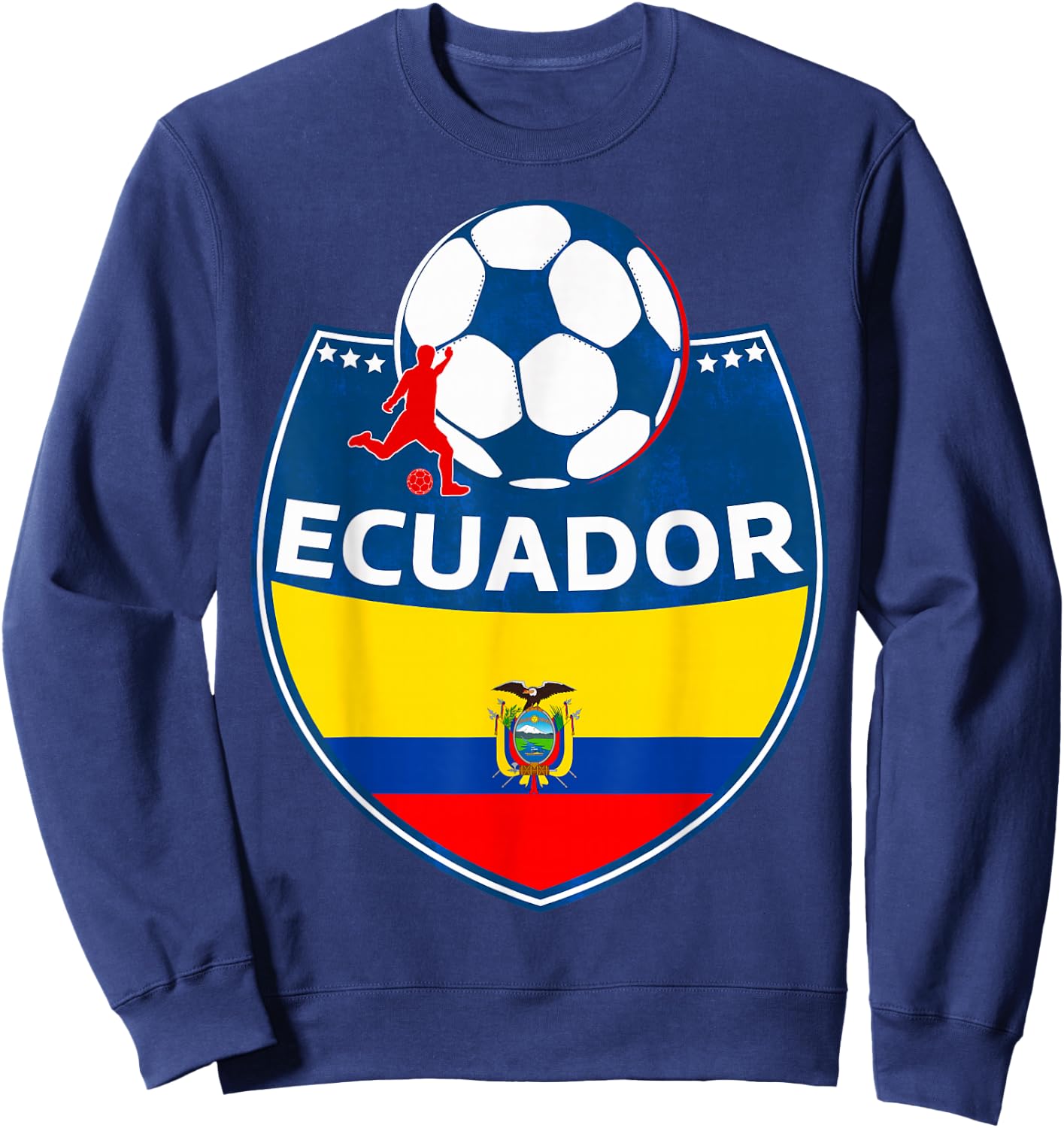 Ecuador Flag Ecuadorian Pride Lovers Sweatshirt - Sweatshirt | Navy