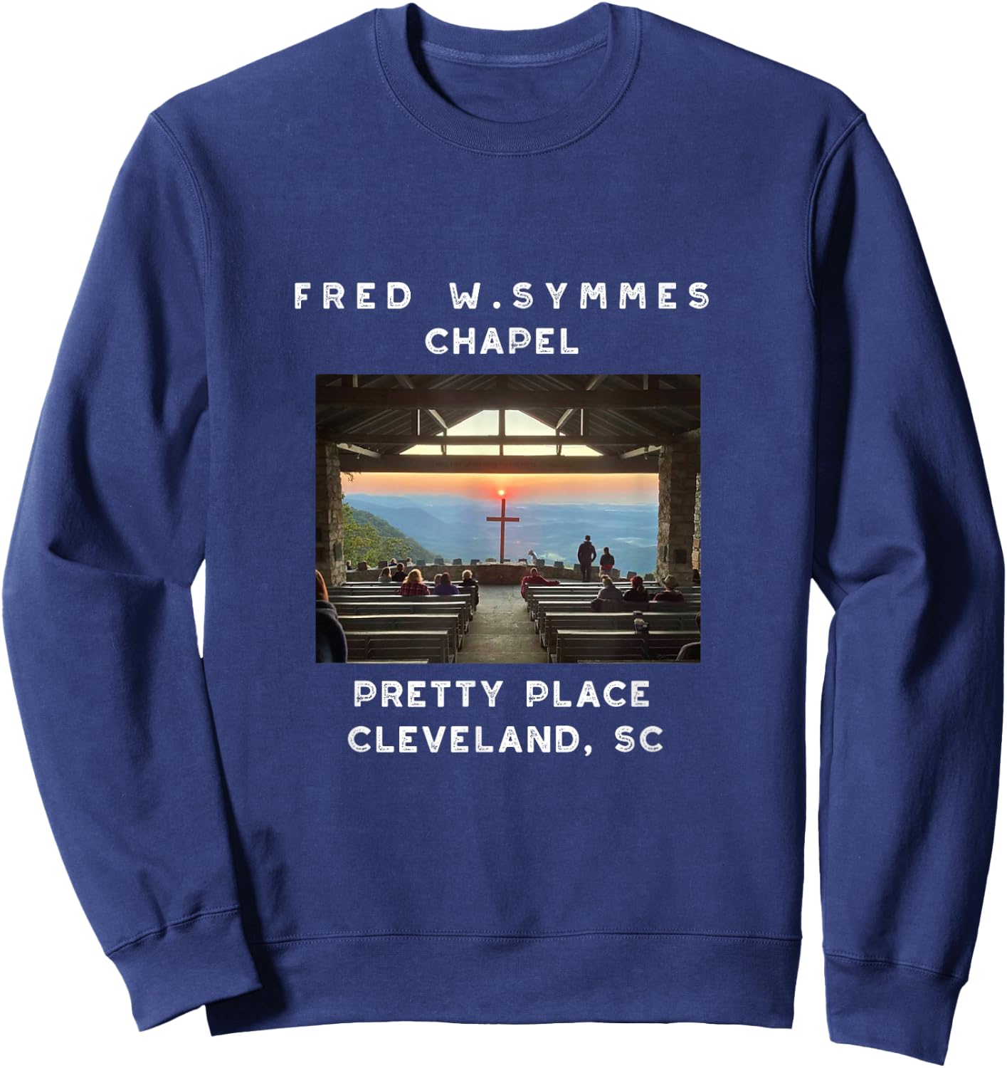 Buffalo Symmes Chapel Pretty Place South Carolina Sweatshirt - Sweatshirt | Navy