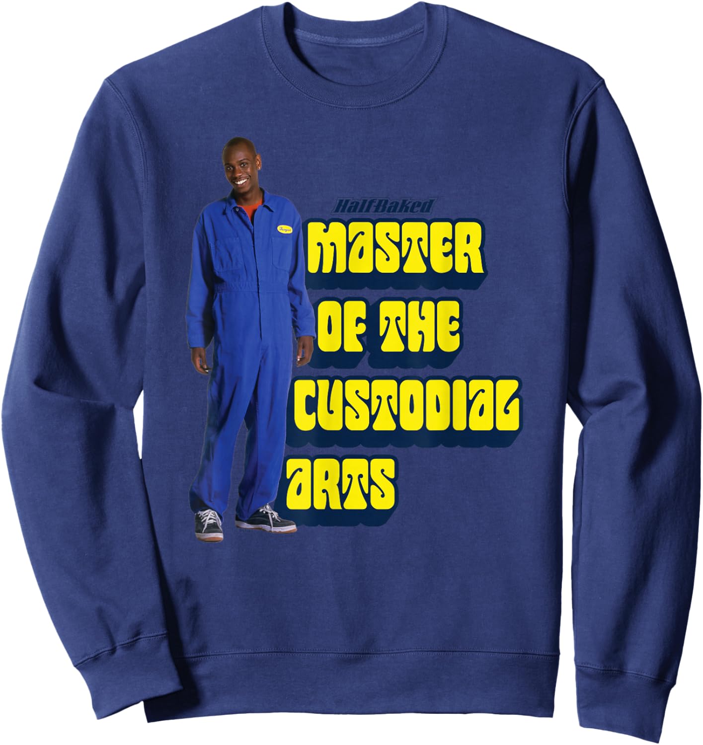 Half Baked Master of the Custodial Arts Sweatshirt - Sweatshirt | Navy