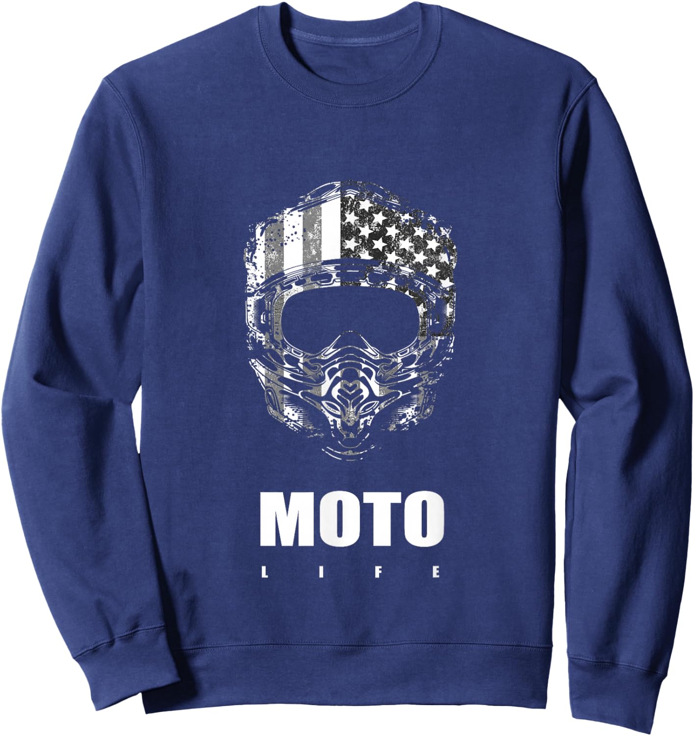 Dirt Bike Motocross Apparel - Motocross Dirt Bike Sweatshirt - Sweatshirt | Navy