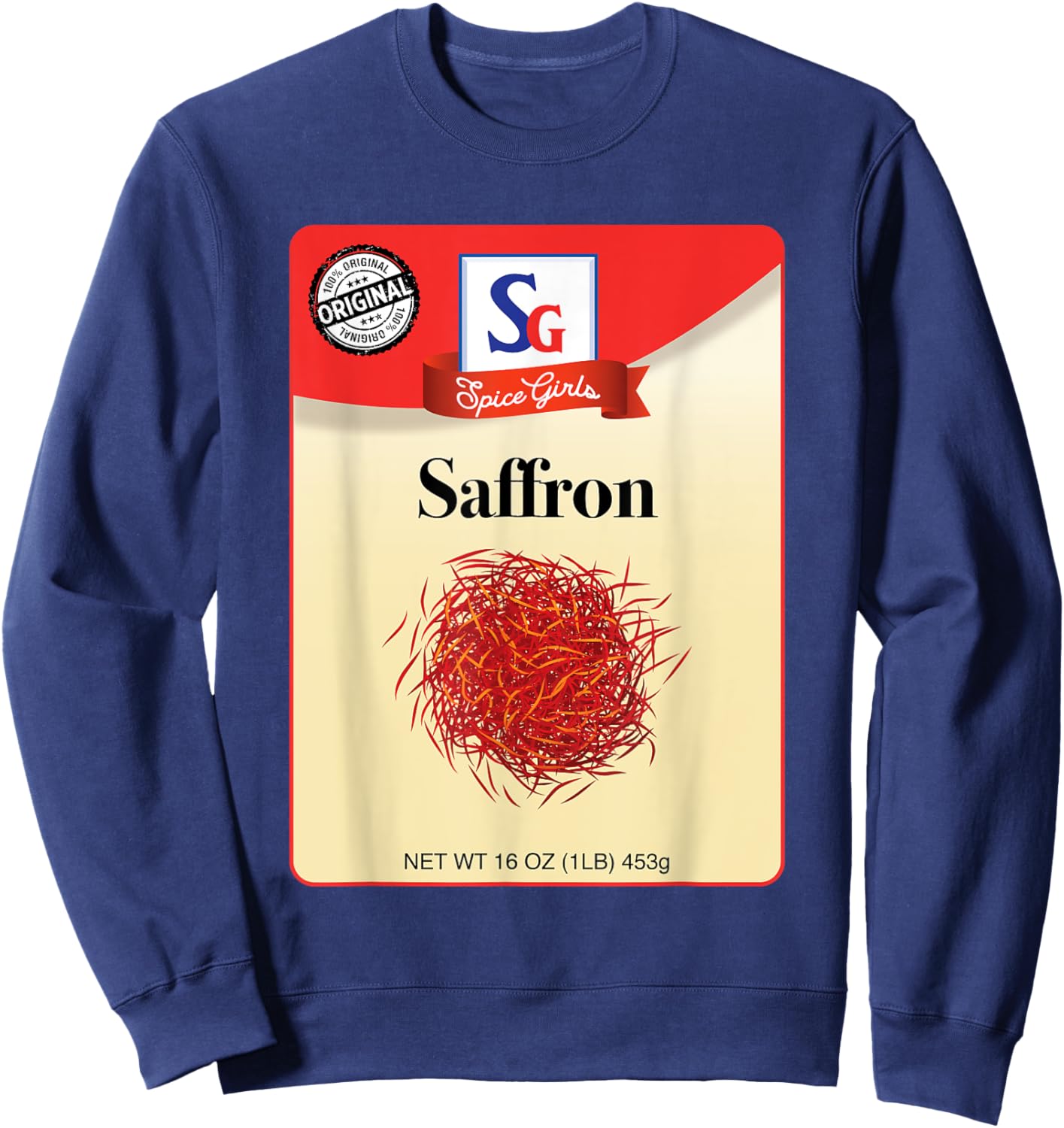 Spice Halloween Costume - Saffron - Group, Girls, Women Sweatshirt - Sweatshirt | Navy