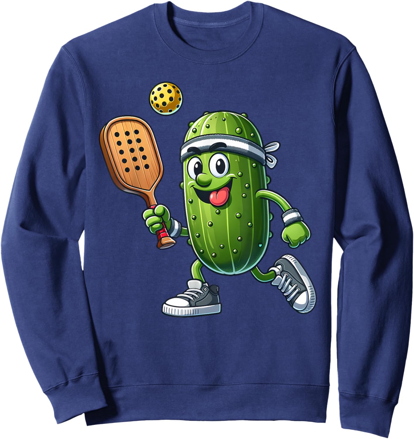 Funny Pickleball Player Paddleball Lover Sweatshirt - Sweatshirt | Navy