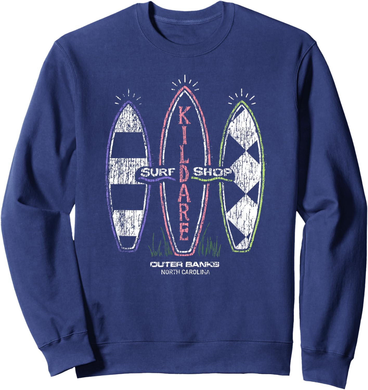 Outer Banks Kildare Surf Shop Pocket Logo Sweatshirt - Sweatshirt | Navy