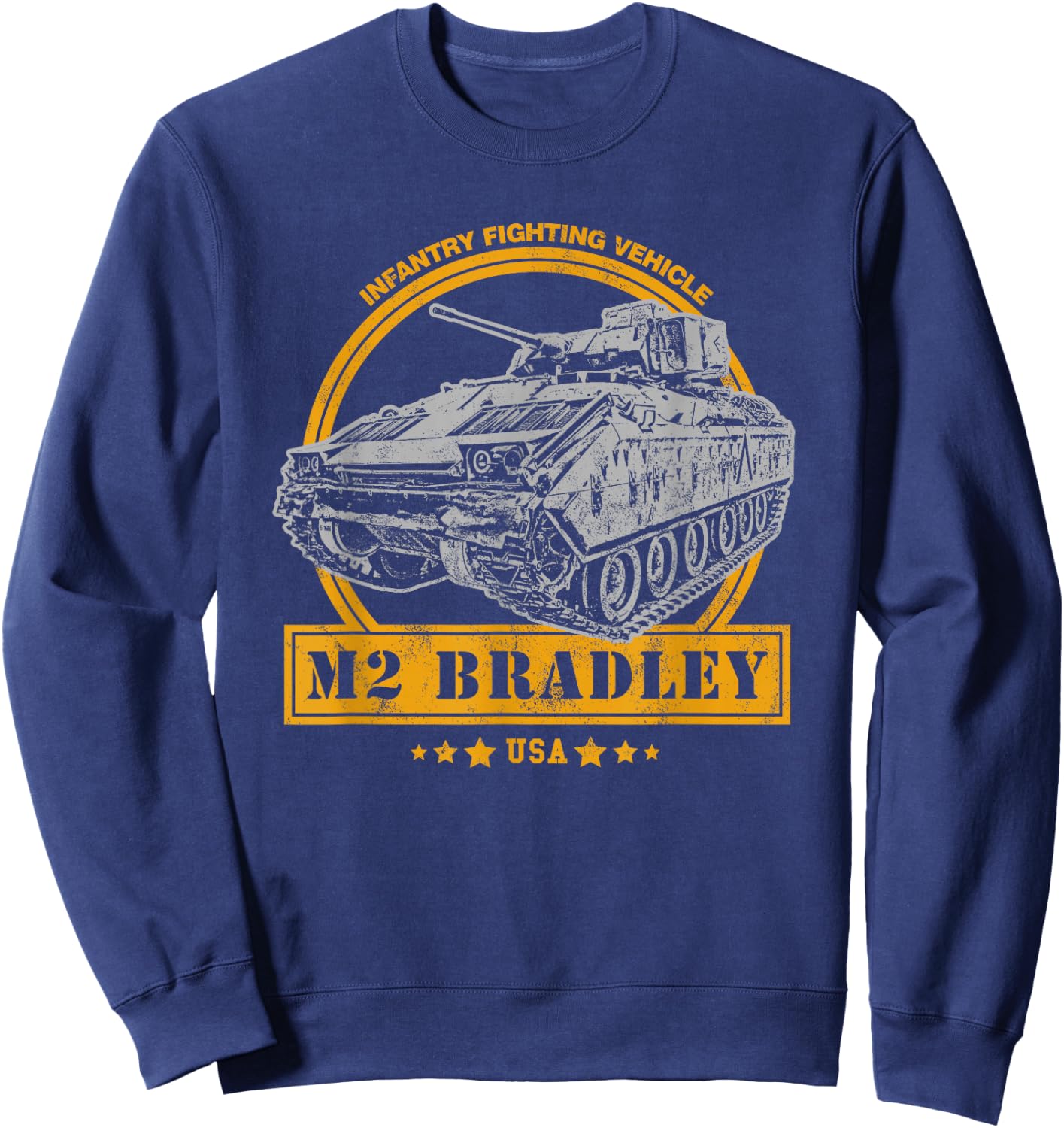 M2 Bradley IFV - Bradley Infantry Fighting Vehicle Sweatshirt - Sweatshirt | Navy