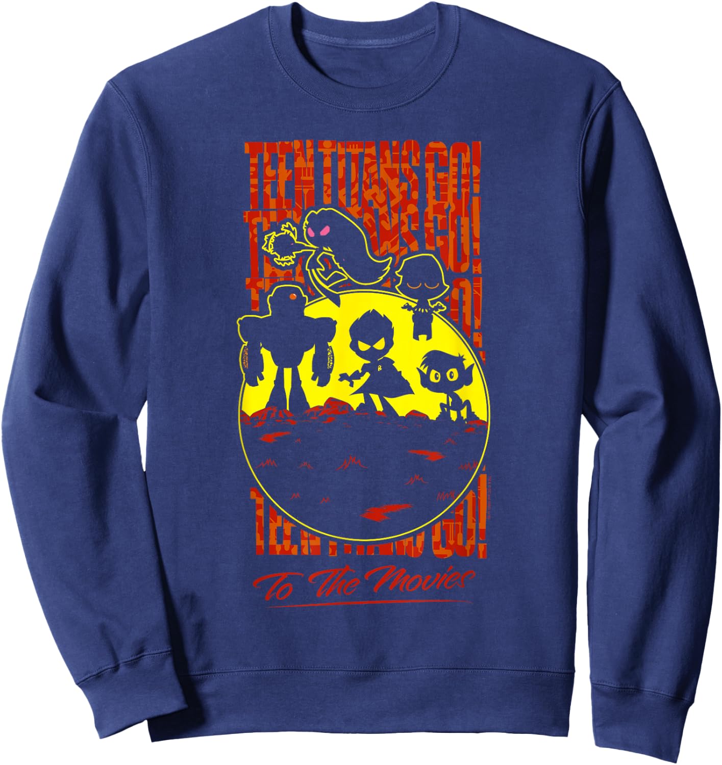 Teen Titans Go Titans Silhouette Sweatshirt - Sweatshirt | Navy
