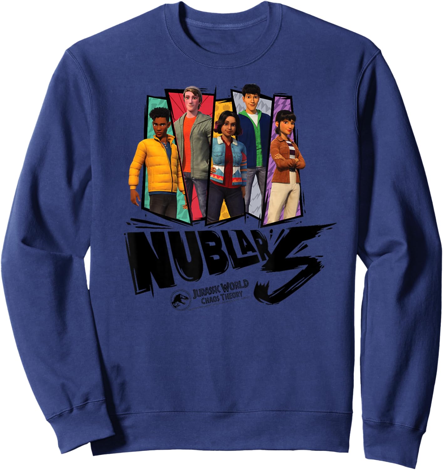 Jurassic World: Chaos Theory Nublar 5 Sweatshirt - Sweatshirt | Navy