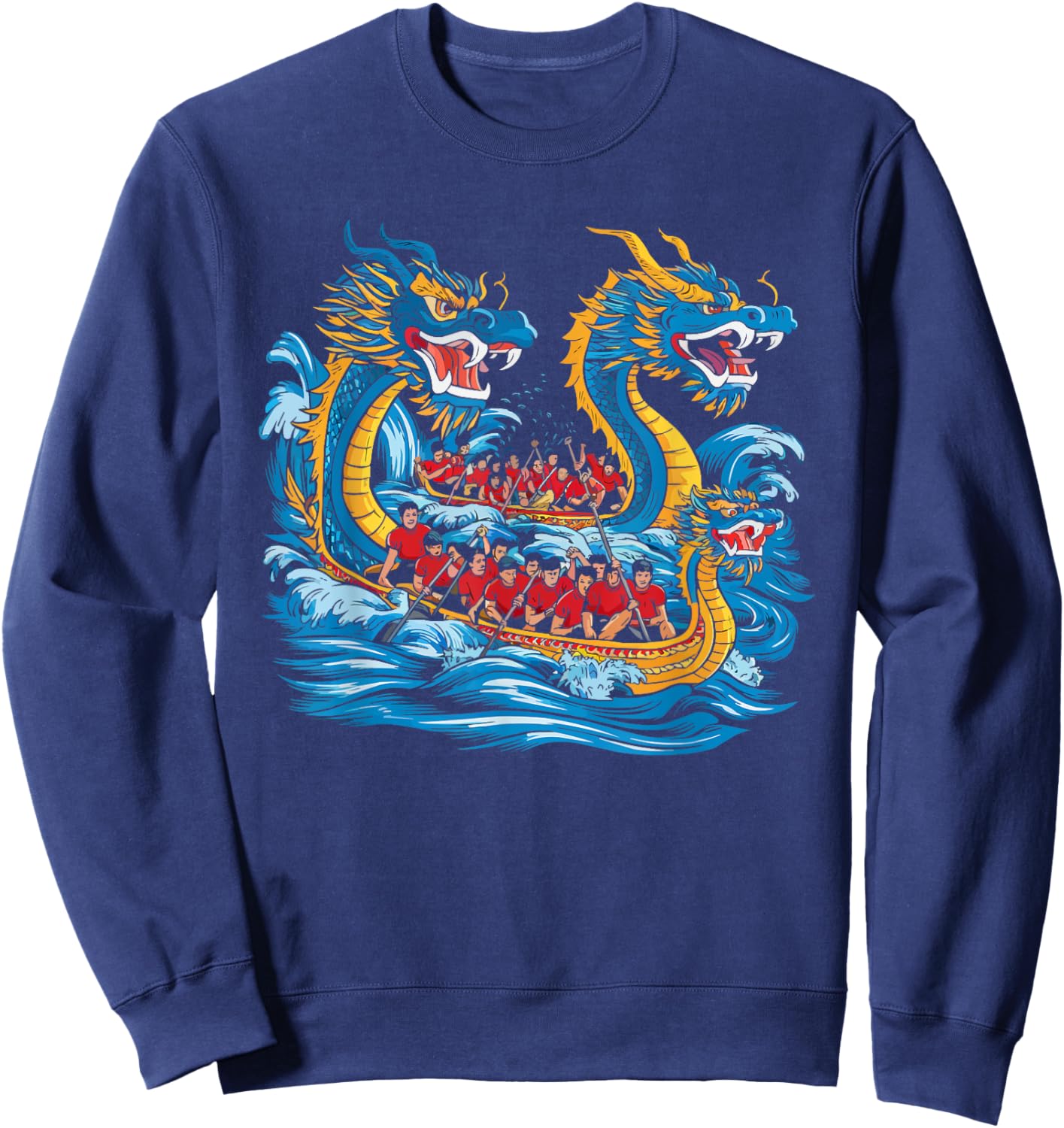 Dragon Boat Racing Paddler Dragonboating Dragonboat Sweatshirt - Sweatshirt | Navy