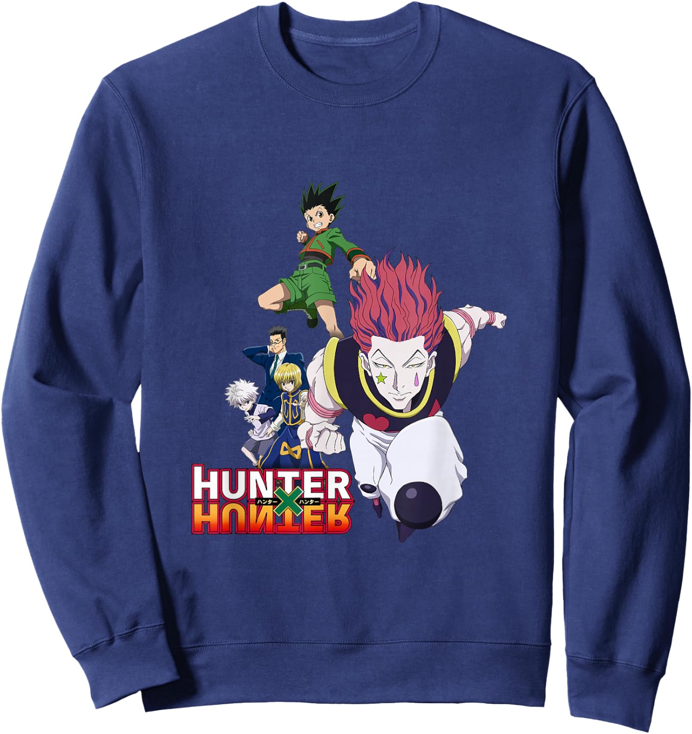 Hunter X Hunter Character Group Classic Sweatshirt - Sweatshirt | Navy