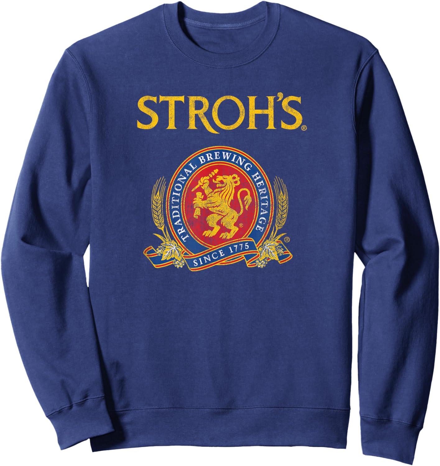 Stroh's Vintage Style - Logo Sweatshirt - Sweatshirt | Navy