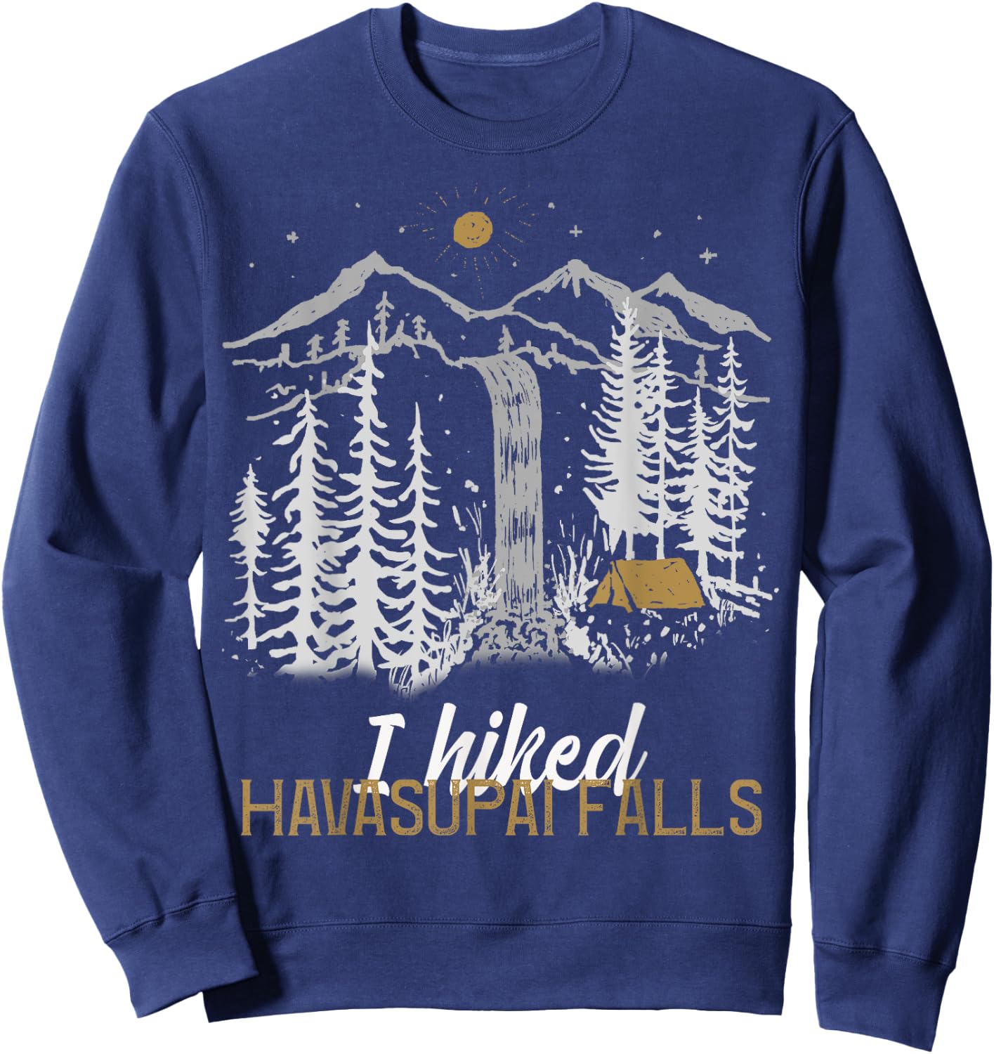 Havasu Falls Grand Canyon Arizona hiking camping - Havasupai Sweatshirt - Sweatshirt | Navy