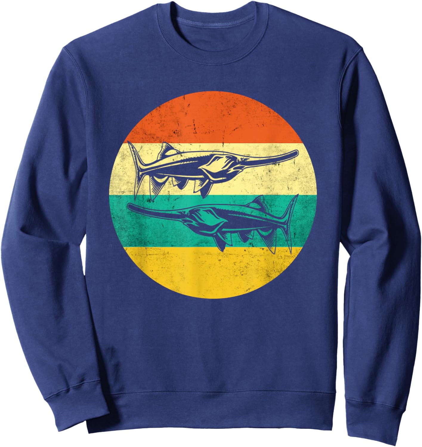 Vintage Love Paddlefish Vintage Paddlefish Sweatshirt - Sweatshirt | Navy