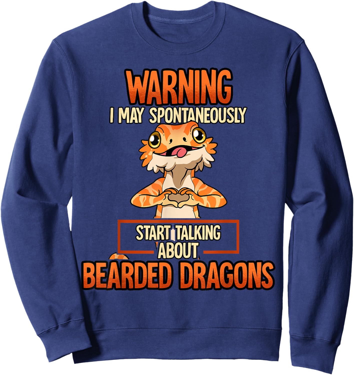 Bearded Dragon Sweatshirt - Sweatshirt | Navy