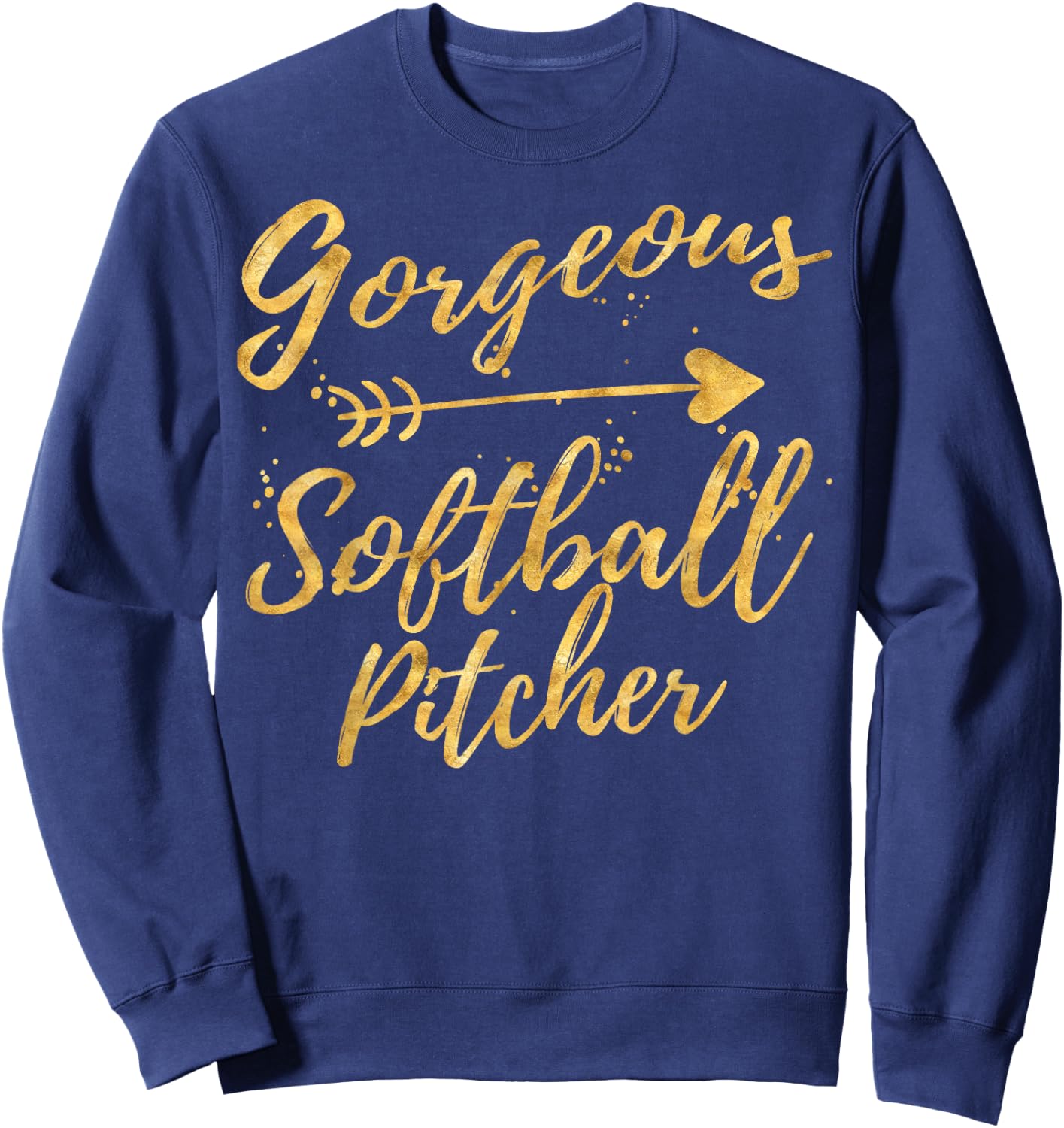 Gorgeous Softball Pitcher Gifts Shirts for Girls Sweatshirt - Sweatshirt | Navy