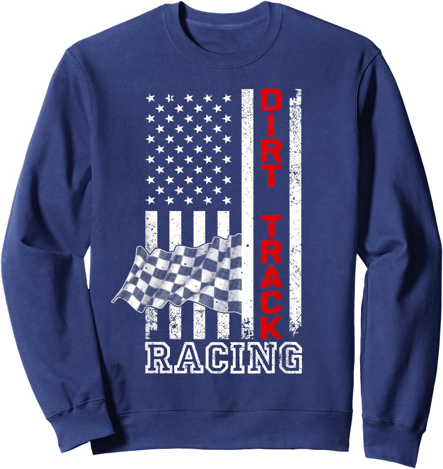 Cool Late Model Dirt Track Racing Gift Women Racers Sweatshirt - Sweatshirt | Navy