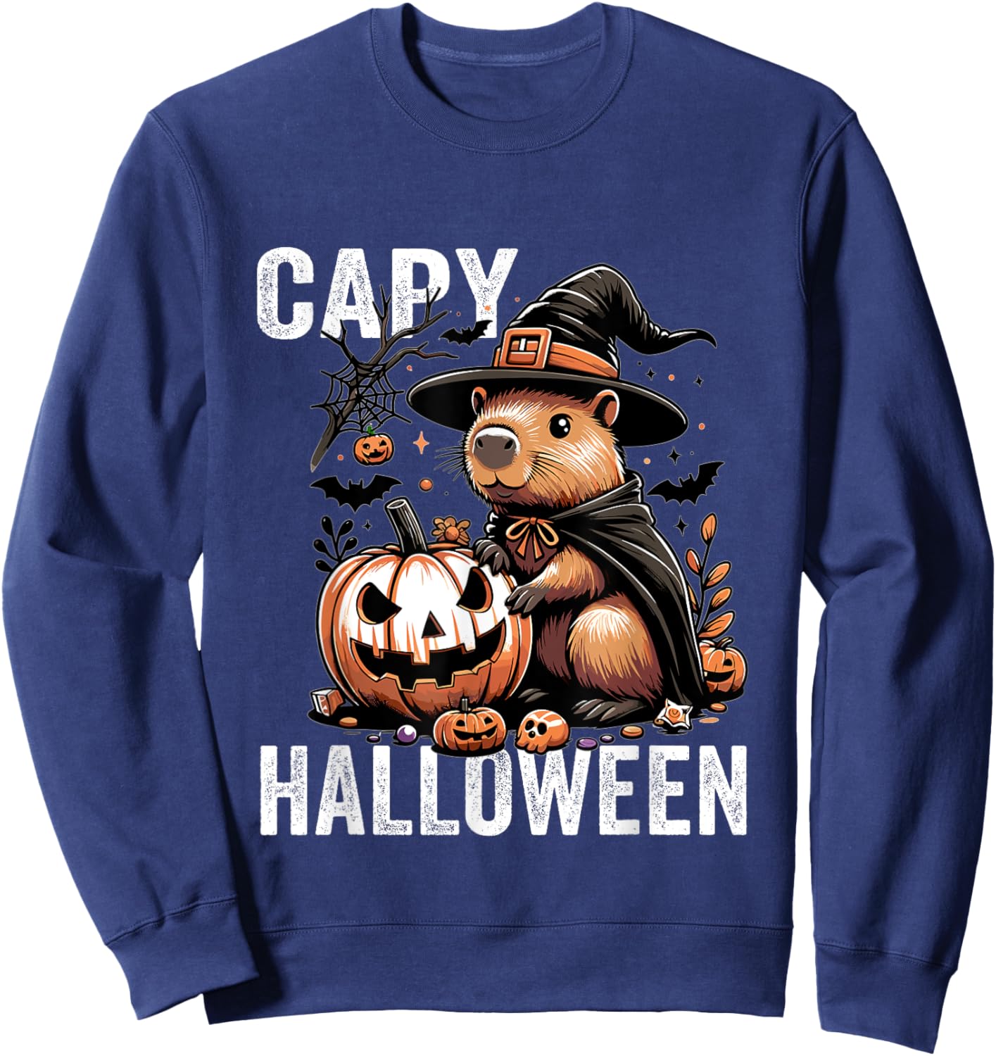Capy Halloween Capybara Costume Sweatshirt - Sweatshirt | Navy