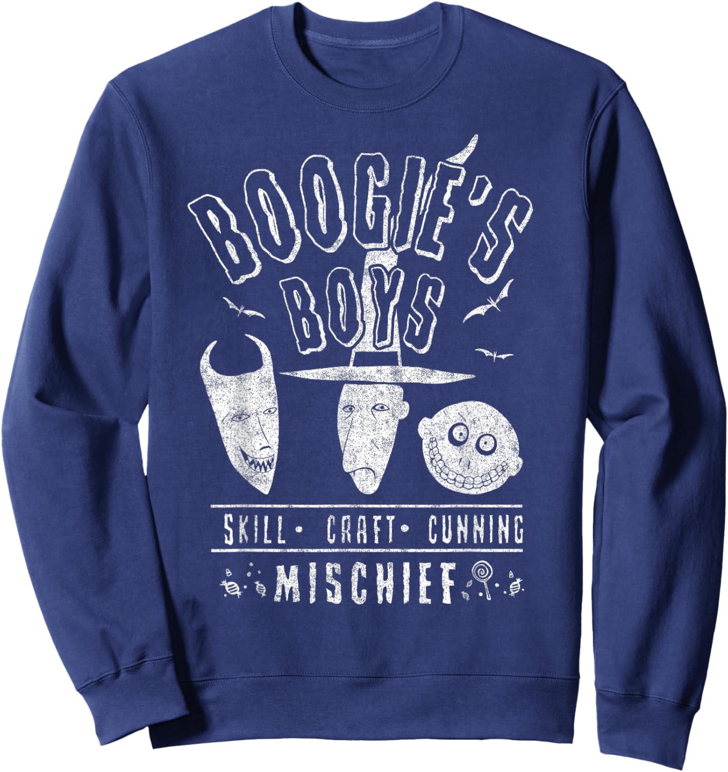 Disney The Nightmare Before Christmas Boogie's Boys Small Sweatshirt - Sweatshirt | Navy