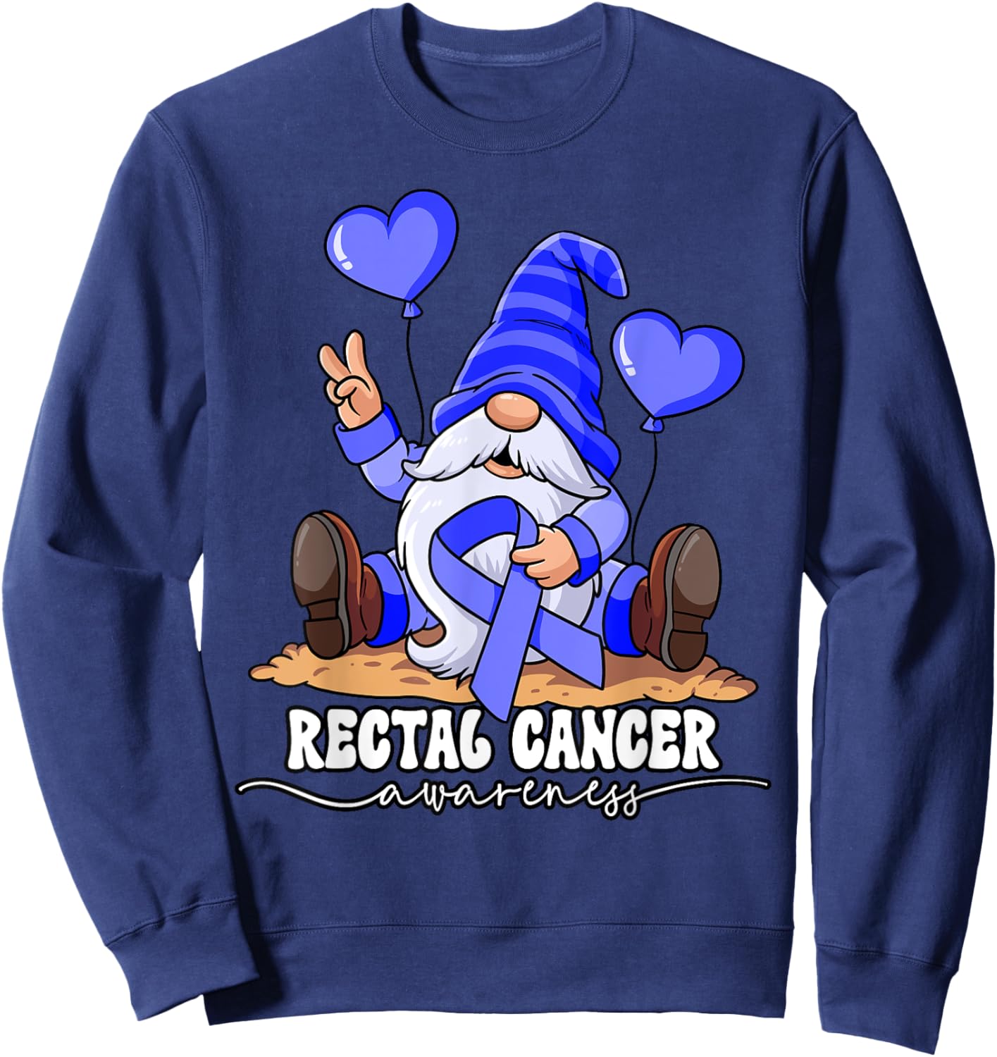 Rectal Cancer Awareness Sweatshirt - Sweatshirt | Navy