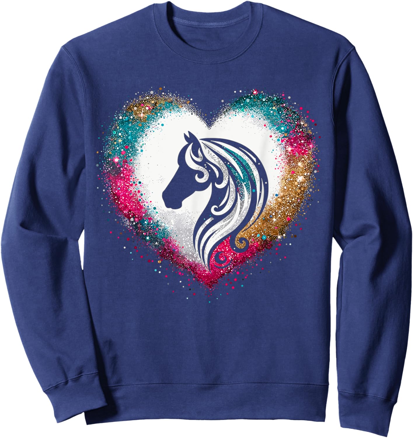 Horse lover Equestrian For Cowgirl Sweatshirt - Sweatshirt | Navy
