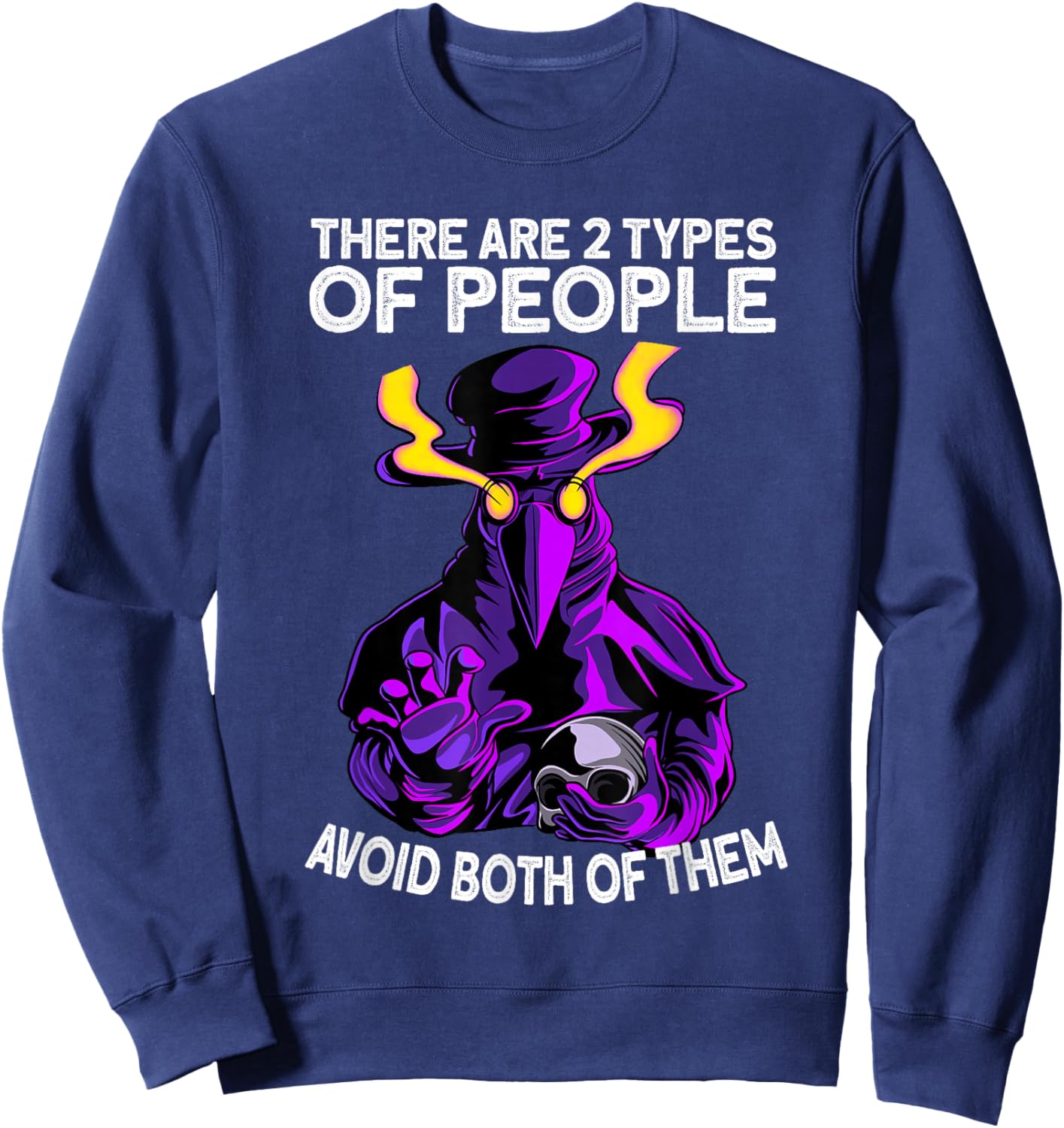 plague doctor Middle Age Medicines Sweatshirt - Sweatshirt | Navy